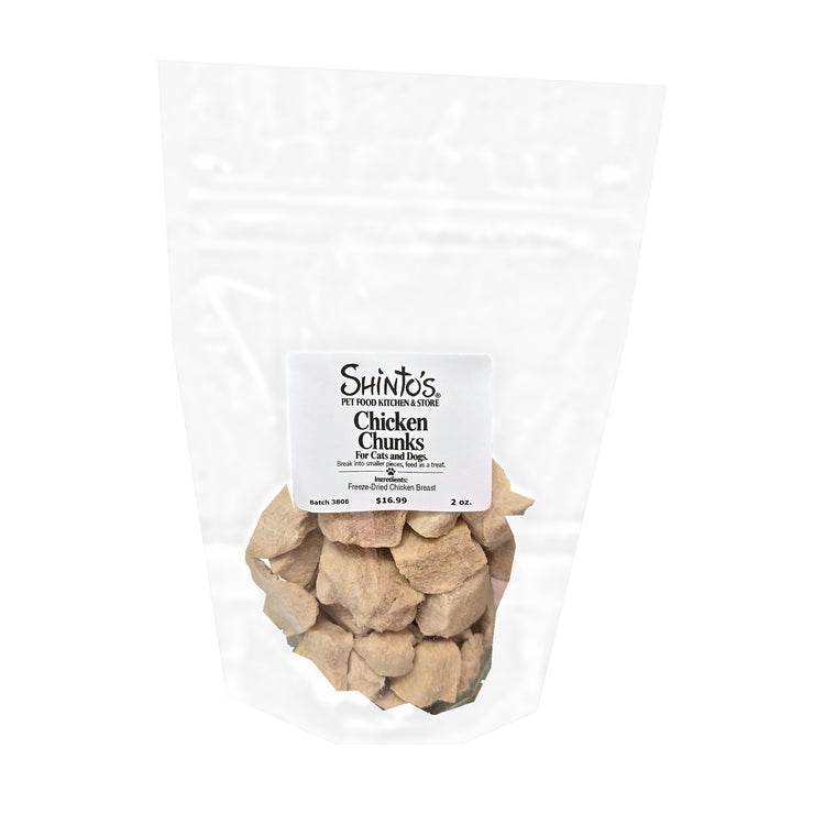 Shinto’s Freeze-Dried Chicken Chunks, 2 oz