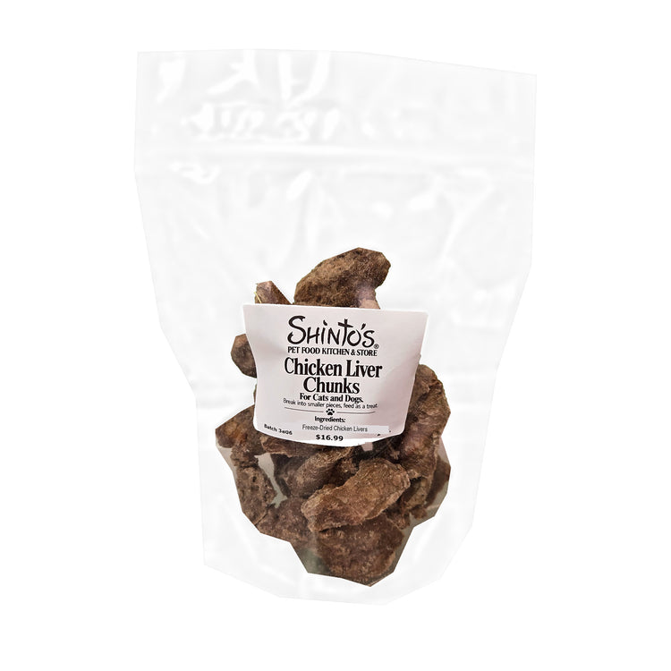Shinto’s Freeze-Dried Chicken Liver Chunks, 2 oz