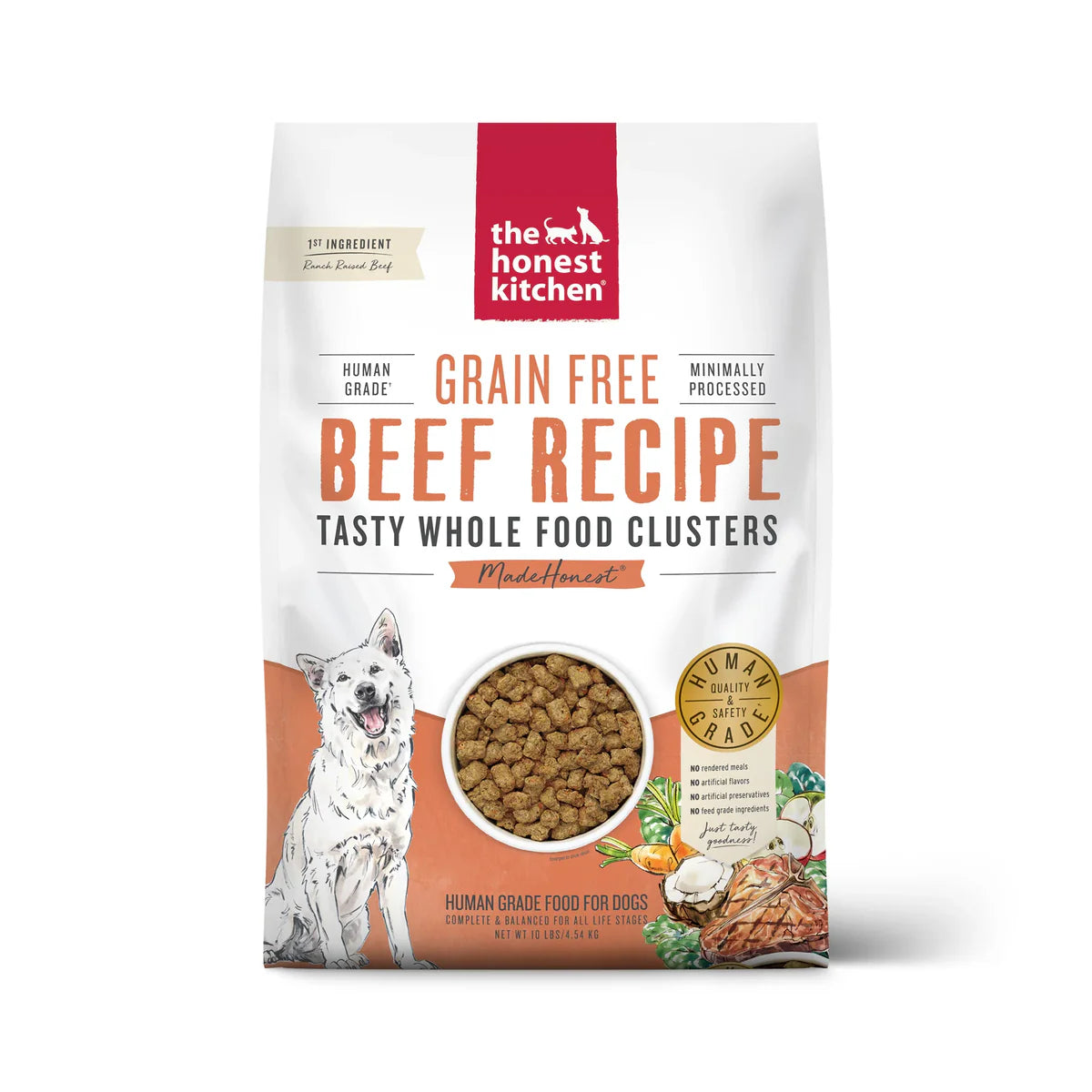 The Honest Kitchen Grain-Free Beef Whole Food Clusters – 5 lb