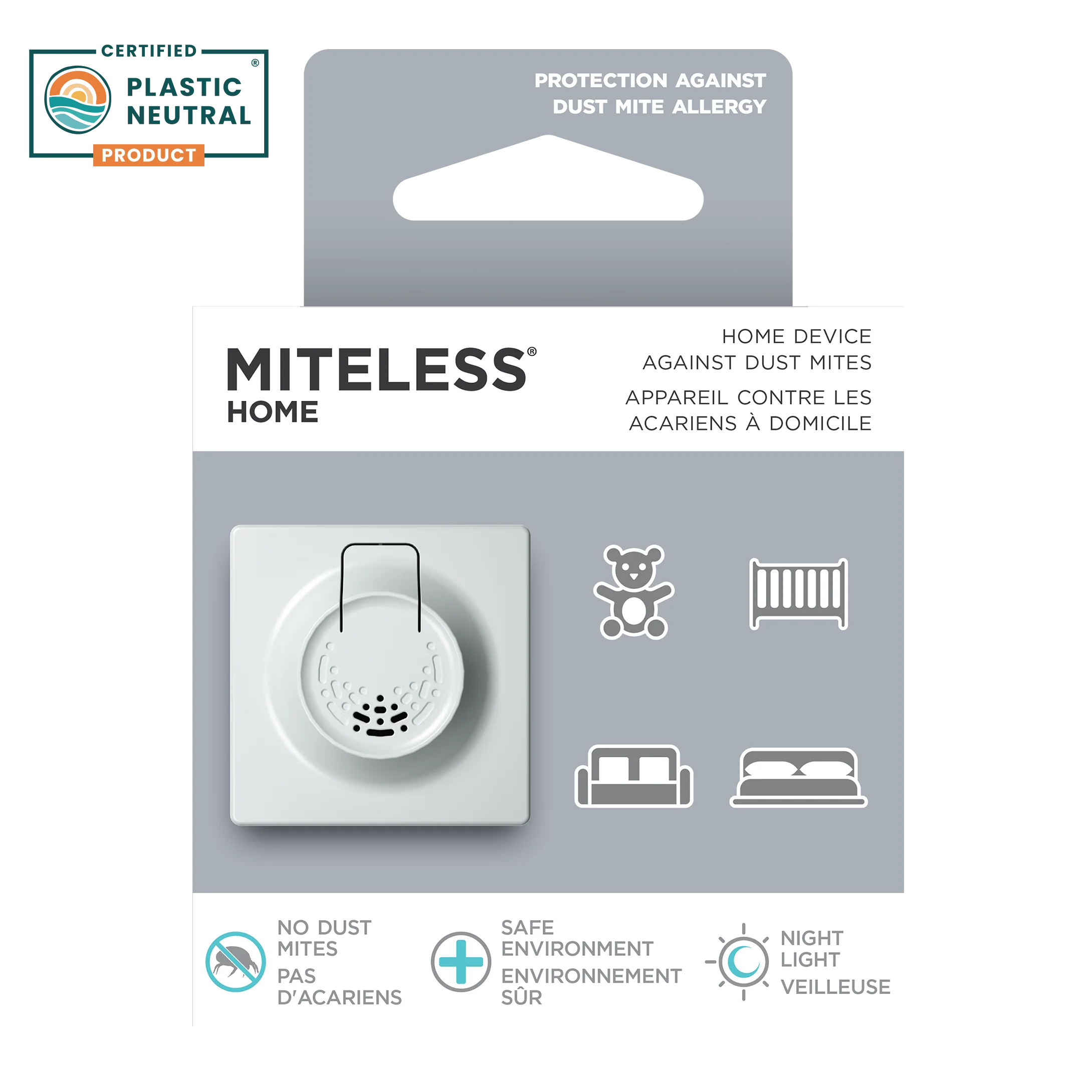 Miteless Allergen & Dust Mite Defense Home Plug-In