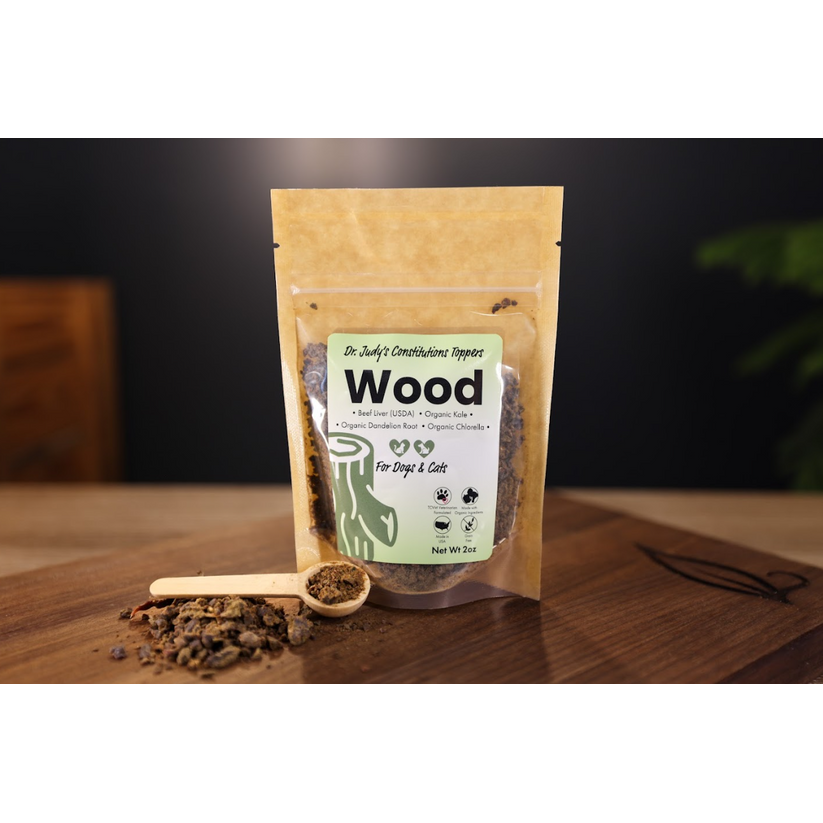 Shinto's Element Topper Wood - Beef Liver Supergreens for Dogs & Cats