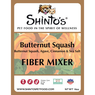 Butternut Squash - Fiber Mixer - for Dogs & Cats