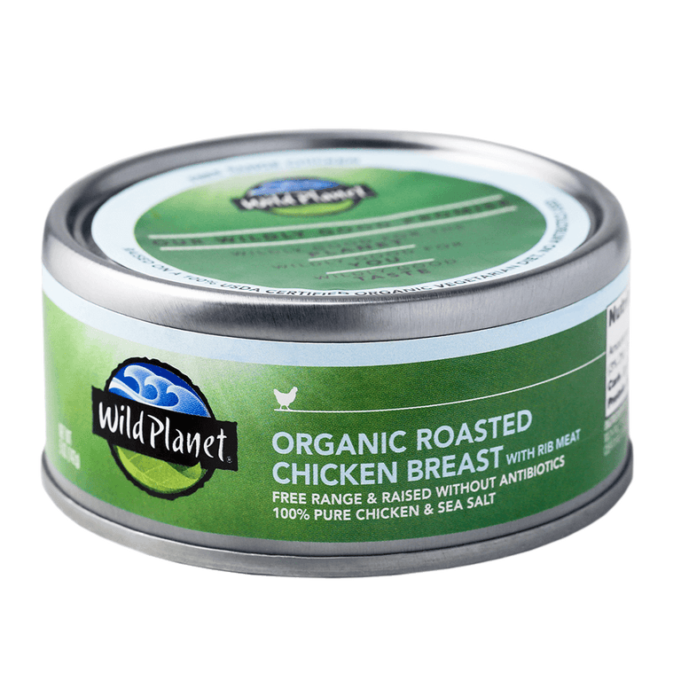 Wild Planet Organic Roasted Chicken Breast – Free-Range & Antibiotic-Free