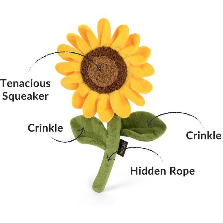P.L.A.Y. Blooming Buddies – Sassy Sunflower Plush Dog Toy