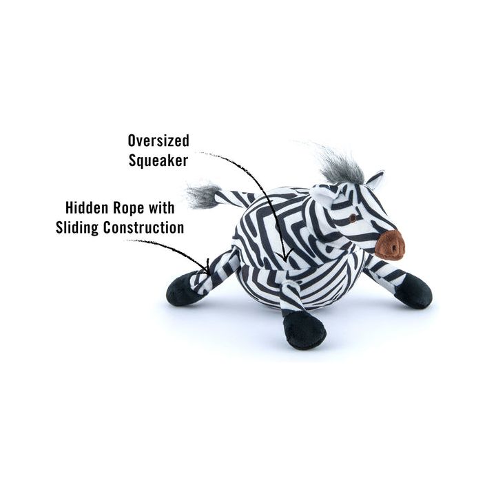 P.L.A.Y. Zara the Zebra Dog Toy