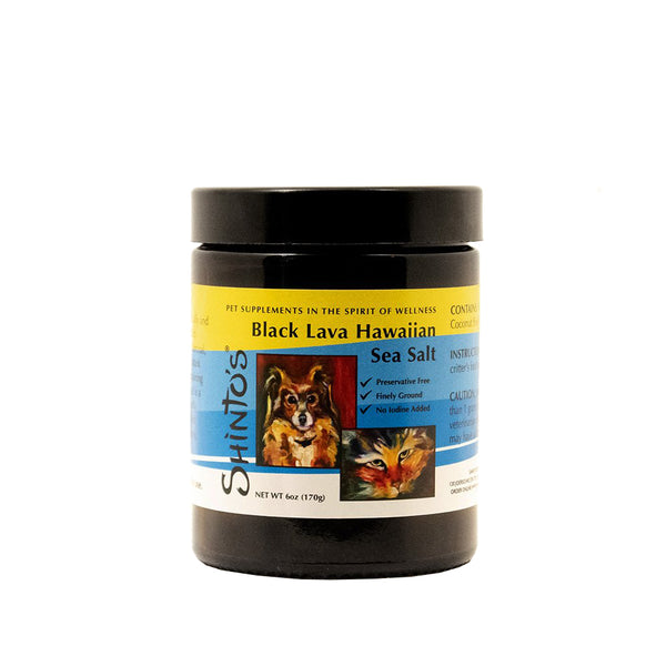 Supplements Hawaiian Black Lava Sea Salt for Dogs Cats