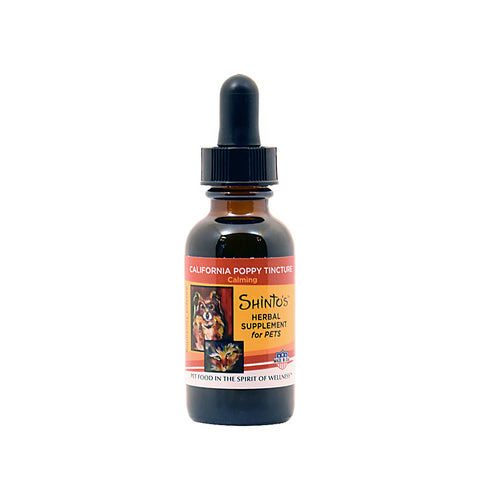 Shinto’s California Poppy Tincture for dogs and cats