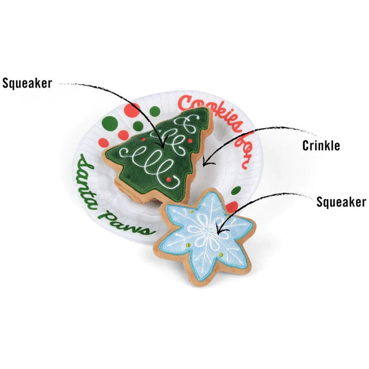 P.L.A.Y. Christmas Eve Cookies Holiday Dog Toy