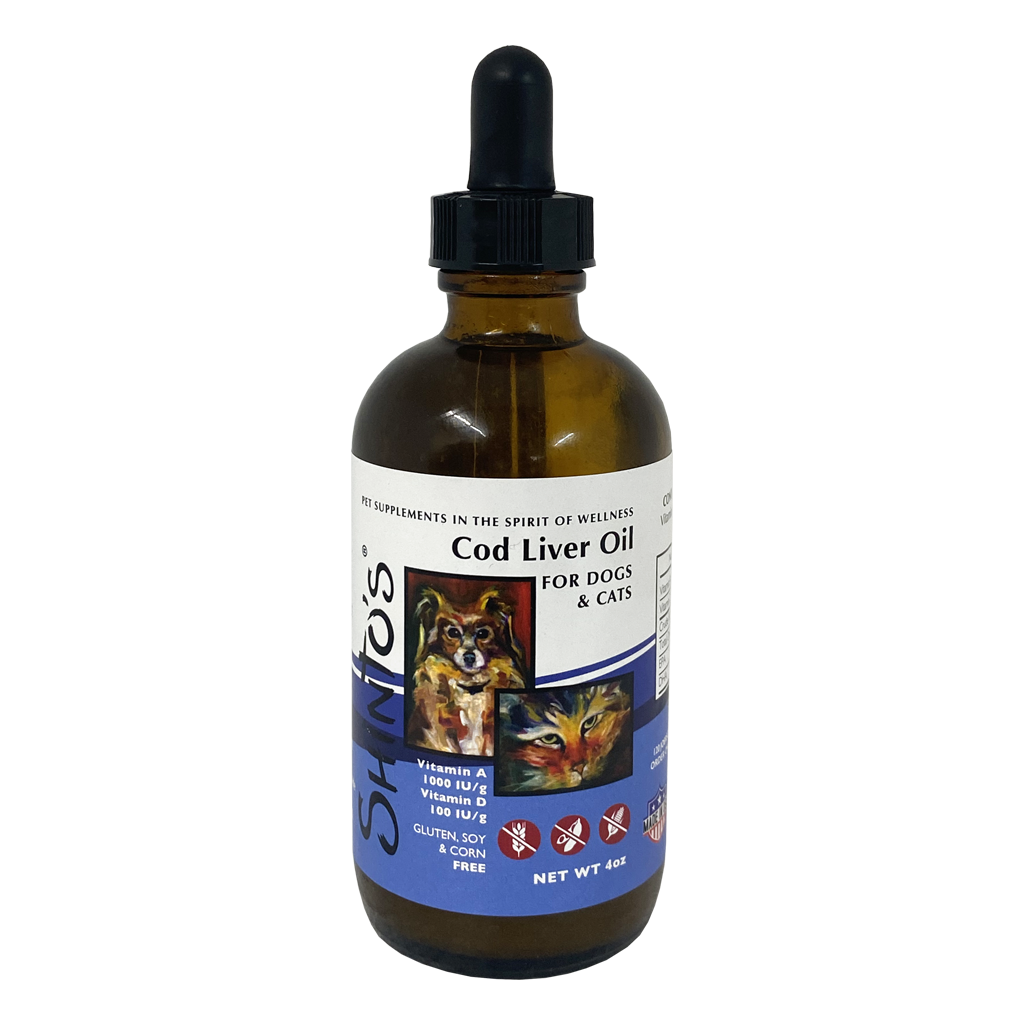 Shinto’s Pet Food High-Quality Fresh Cod Liver Oil-4 oz