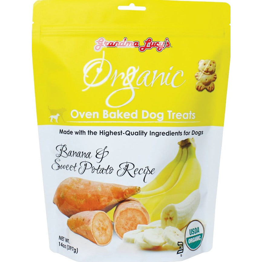 Grandma Lucy’s Banana & Sweet Potato – Oven-Baked Dog Treats