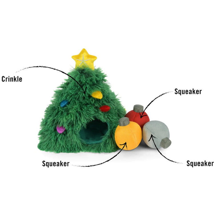 P.L.A.Y. Doglas Fur Christmas Tree Puzzle Dog Toy