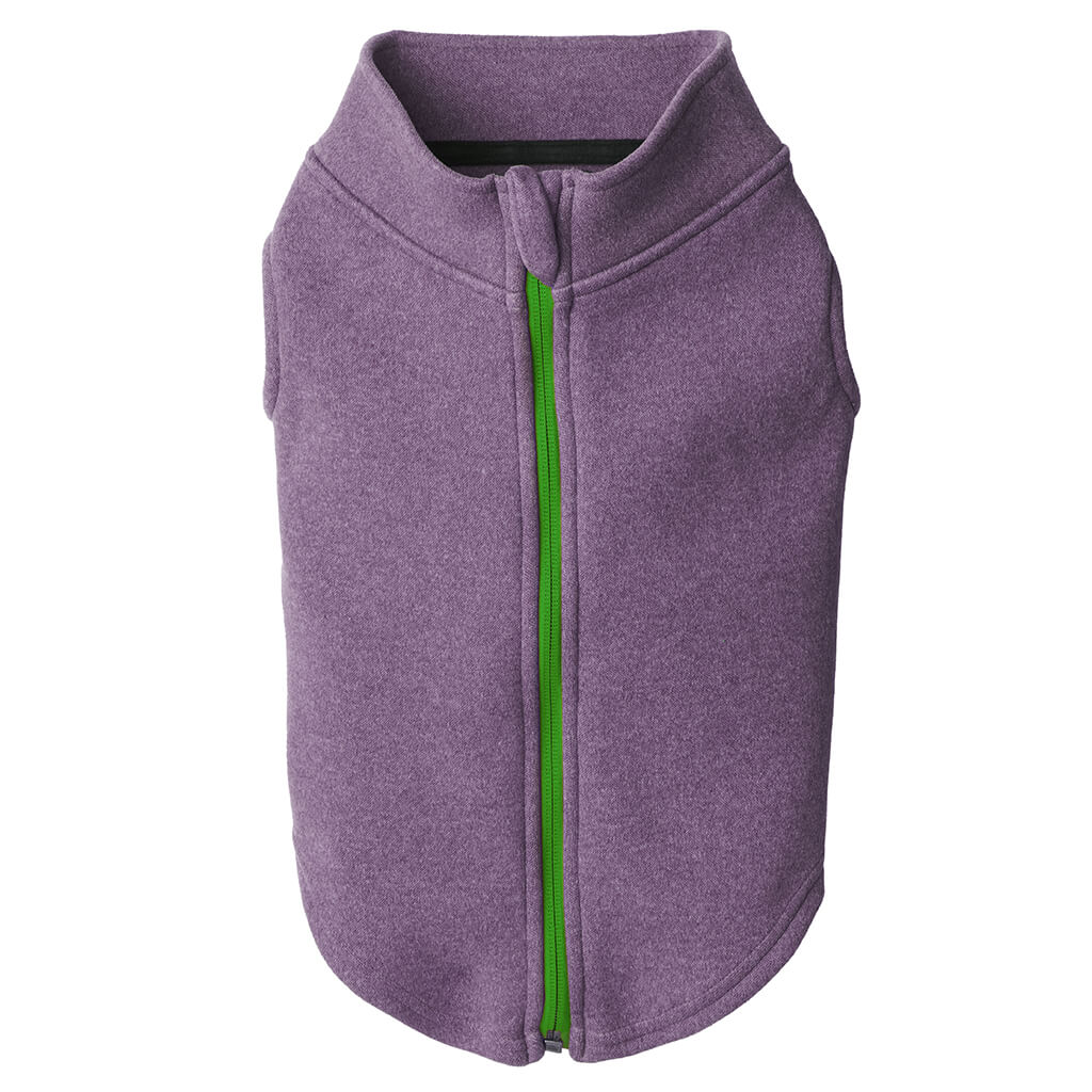 Gooby Zip Up Microfiber Dog Fleece