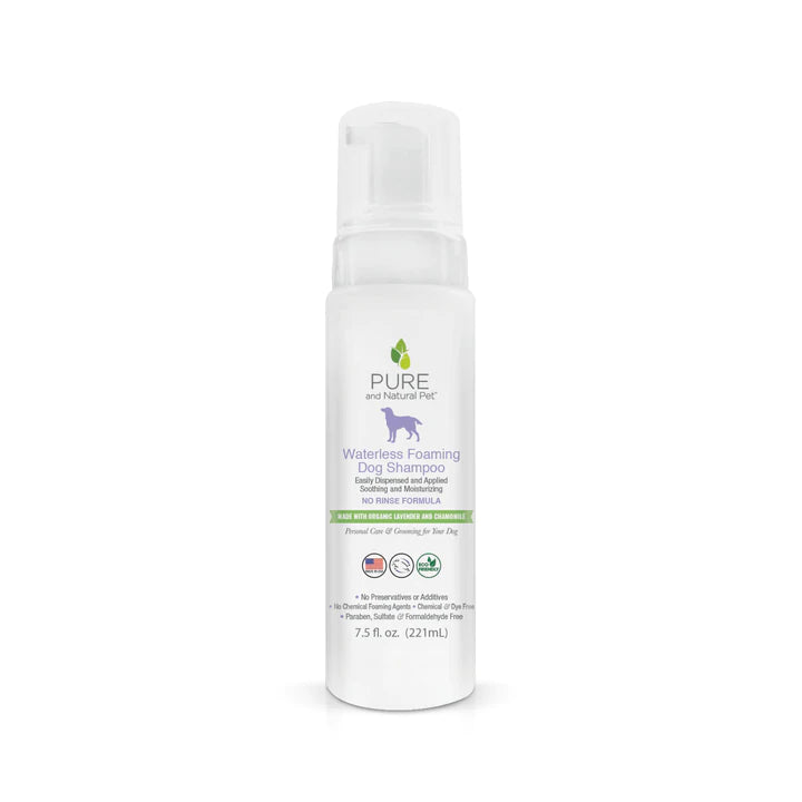 Pure & Natural Pet Waterless Foaming Dog Shampoo