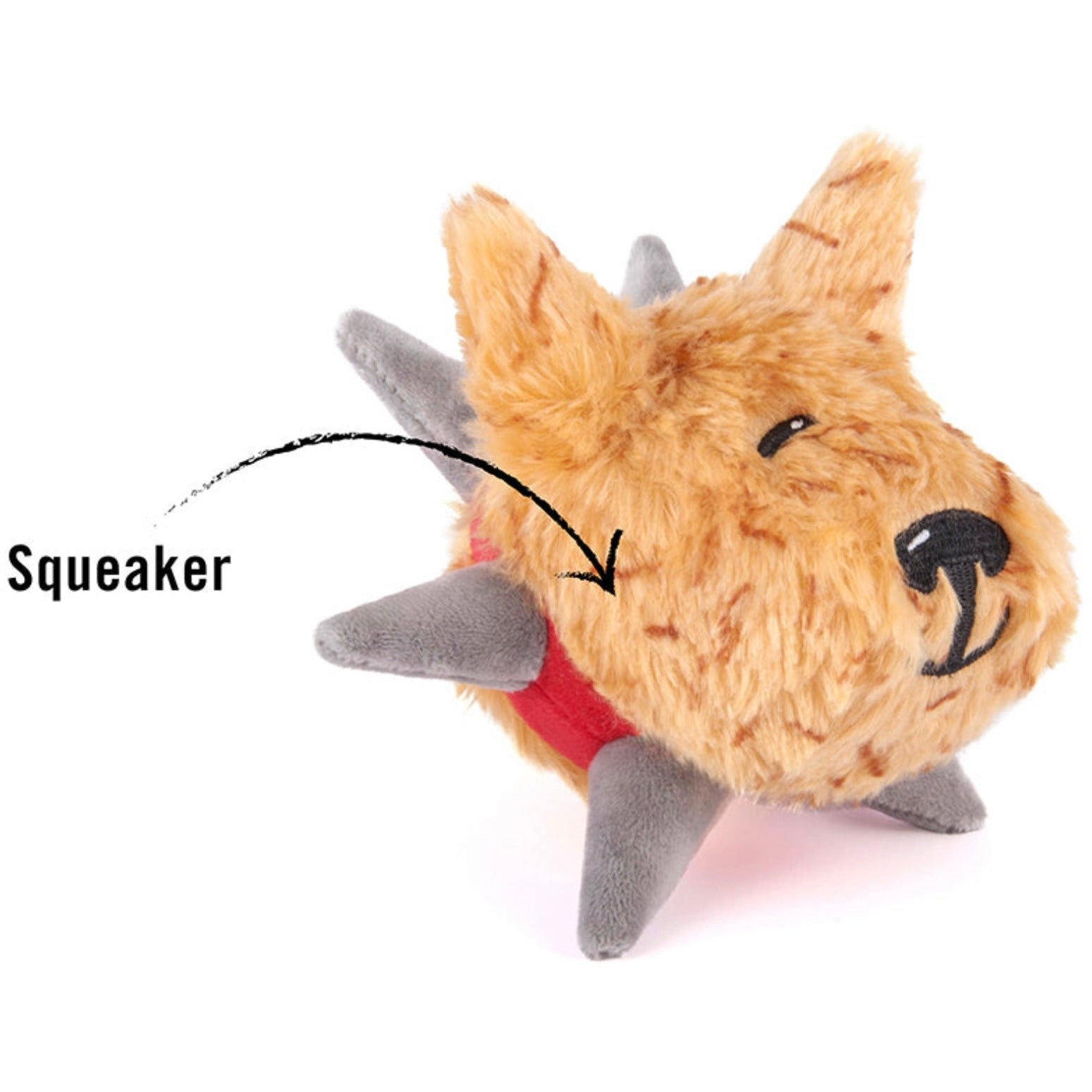 Spiked! Biff Head Plush Toy