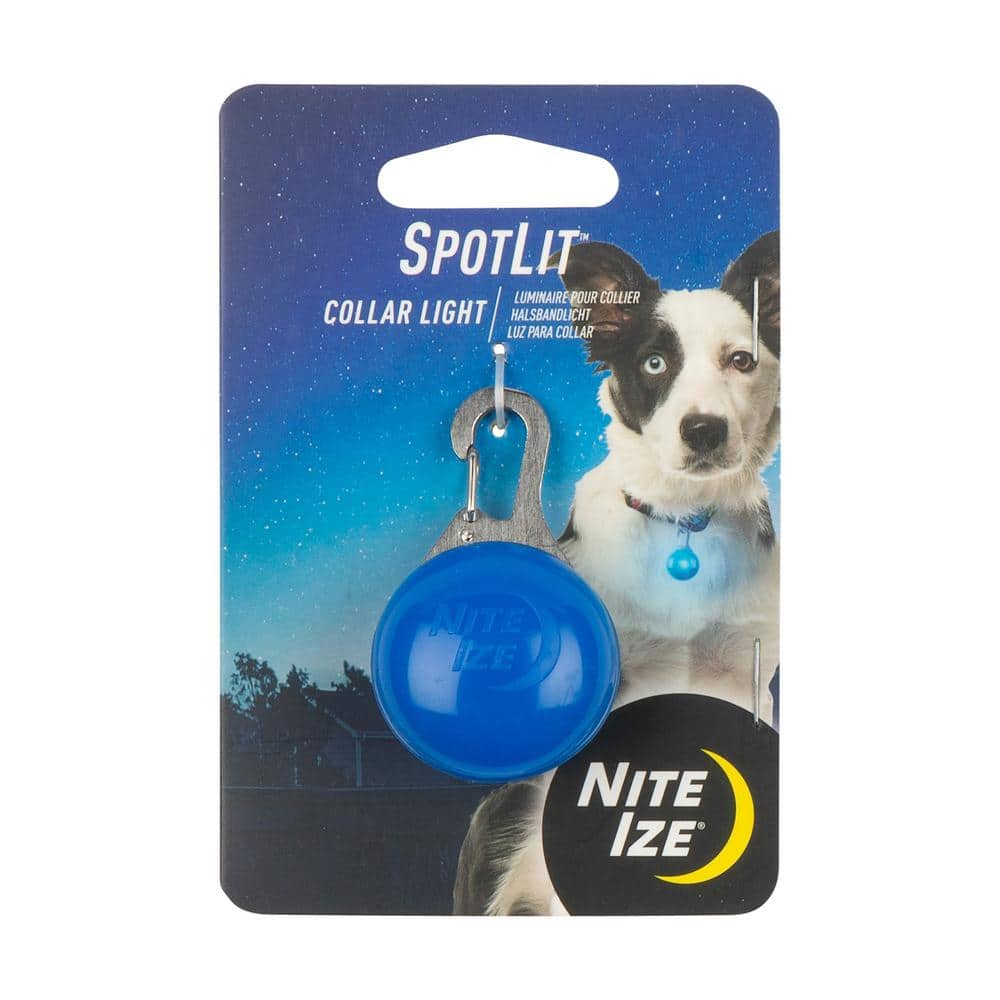 Nite Ize SpotLit LED Collar Light – Clip-On Night Safety Light for Pets