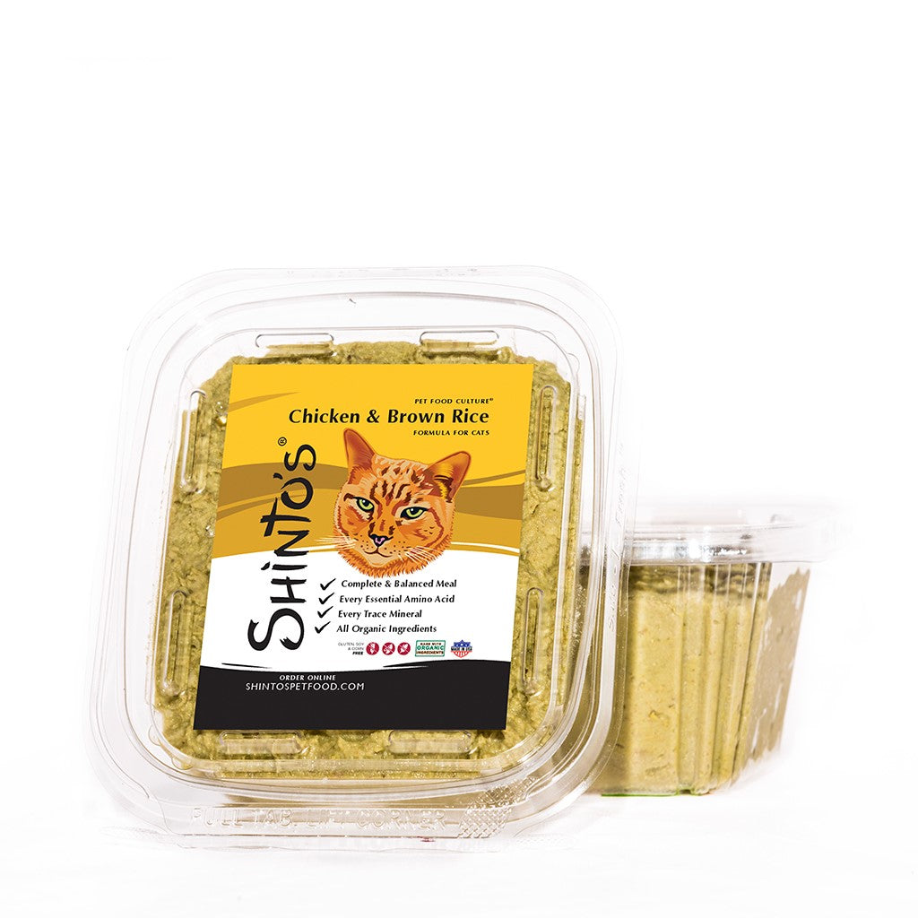 Shinto’s Chicken and Brown Rice Fresh Cat Food