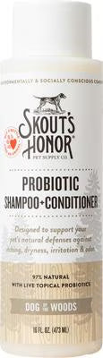 Skout's Honor Dog of the Woods Probiotic Dog Shampoo & Conditioner, 16-fl oz bottle