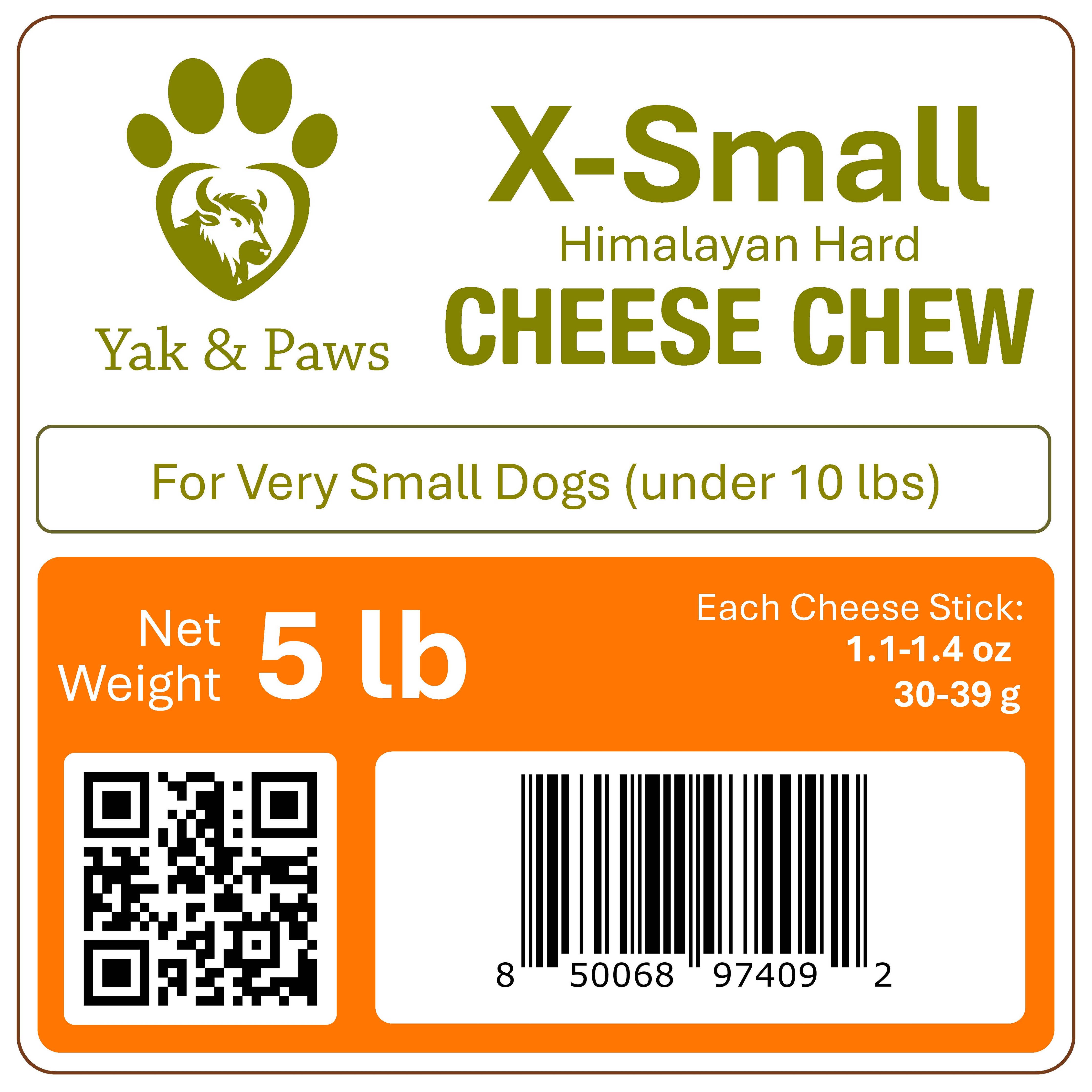 Himalayan Yak Cheese Dog Chews – 5 LB Bulk Sizes