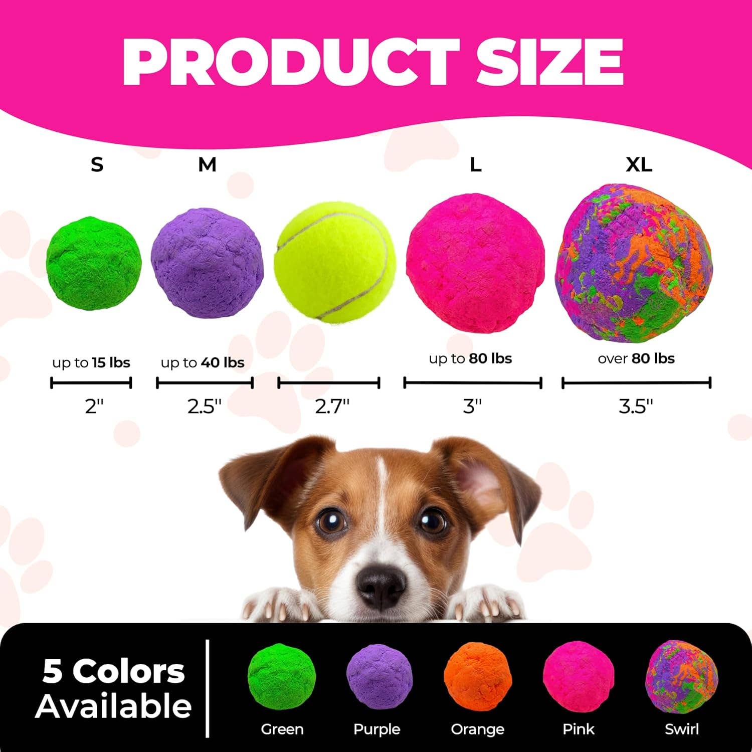 WUNDERball XL Dog Toy Refill – 12 Pack