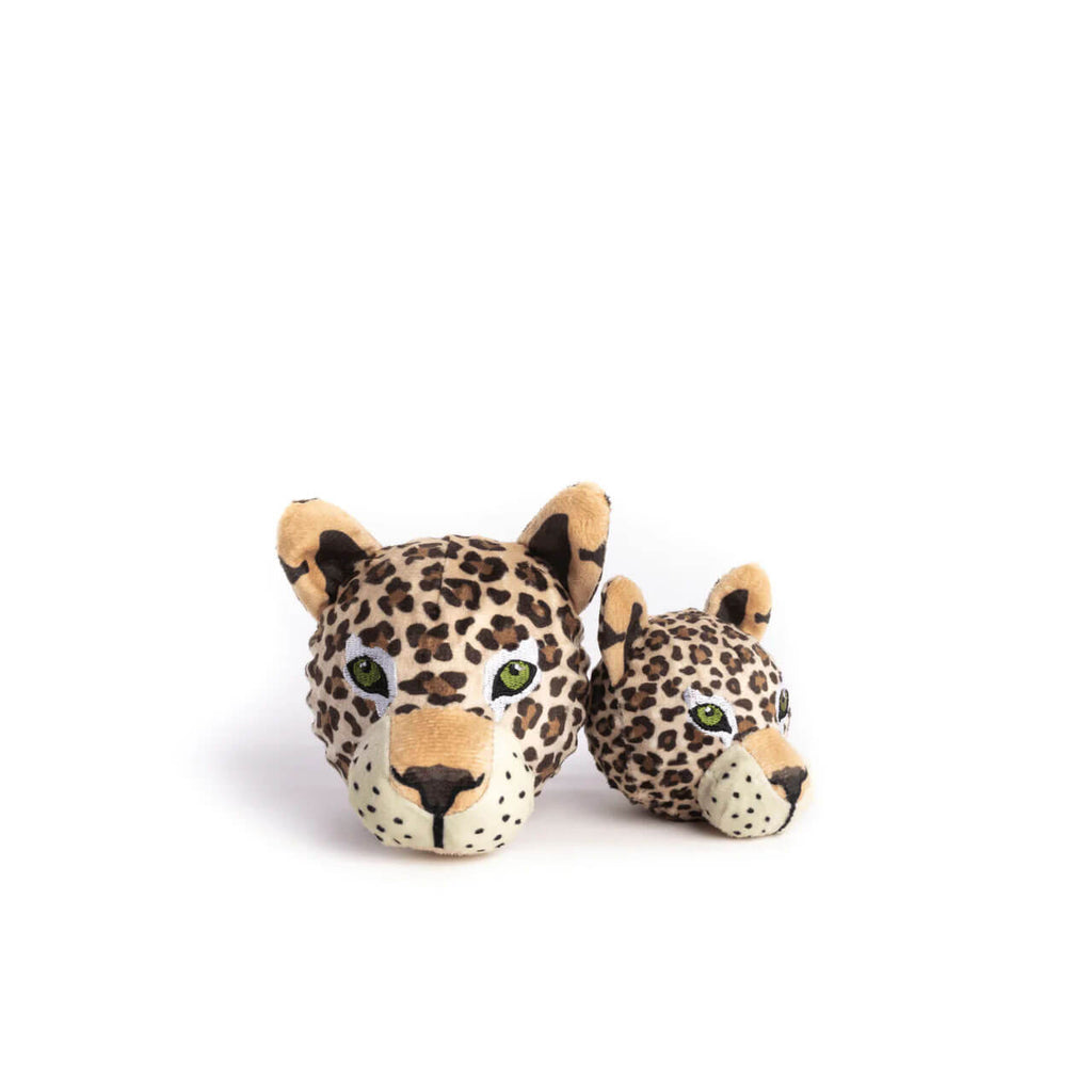Fabdog Leopard Faball Squeaky Dog Toy