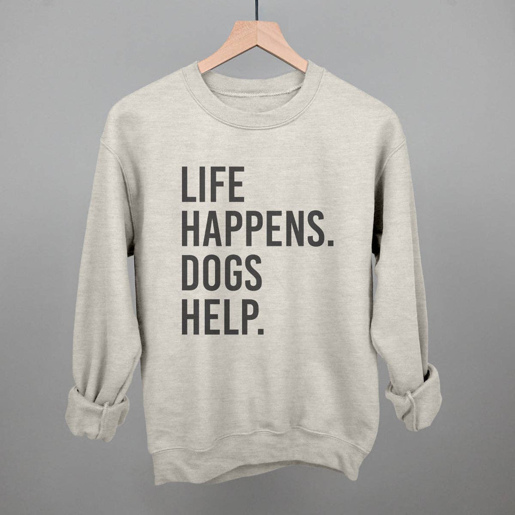 Ivy + Cloth Life Happens, Dogs Help T-Shirt