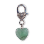 Crystal Pet Love Green Aventurine Heart Pet Pendant