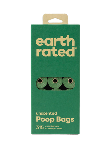 Earth Rated Unscented Dog Poop Bags – 315 Count