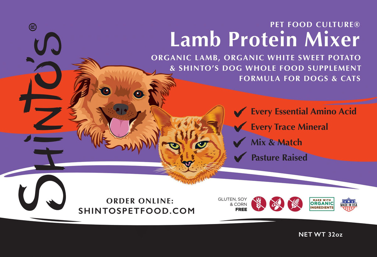 Shinto’s Free-Range Lamb Protein Mixer – 32 oz