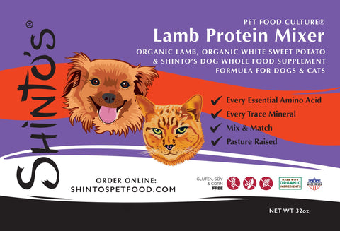 Shinto’s Free-Range Lamb Protein Mixer – 32 oz
