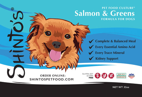 Shinto’s Salmon & Greens Balance Formula fresh dog food product photo