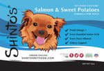 Shinto’s Salmon & Sweet Potato Renewal Formula fresh dog food packaging