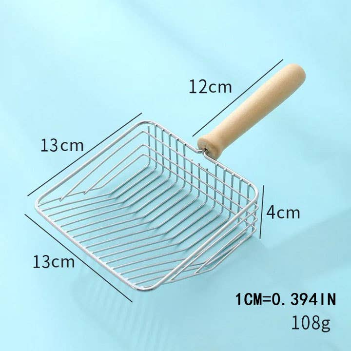 Pet Food Culture Stainless Steel Cat Litter Scoop