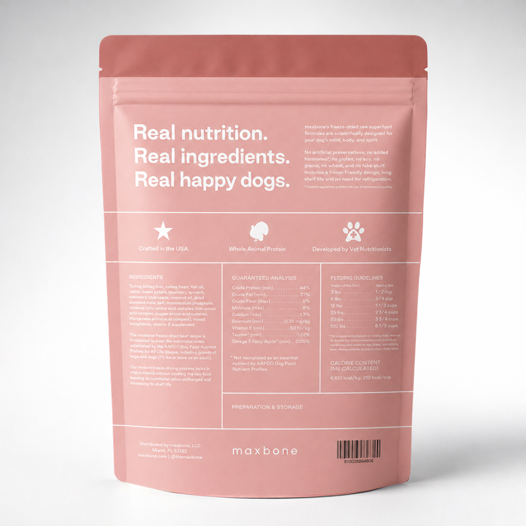 GLOW UP Turkey Freeze-Dried Dog Food