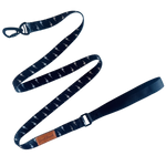 Local Beach Lightning Bolt 5ft Dog Leash Black