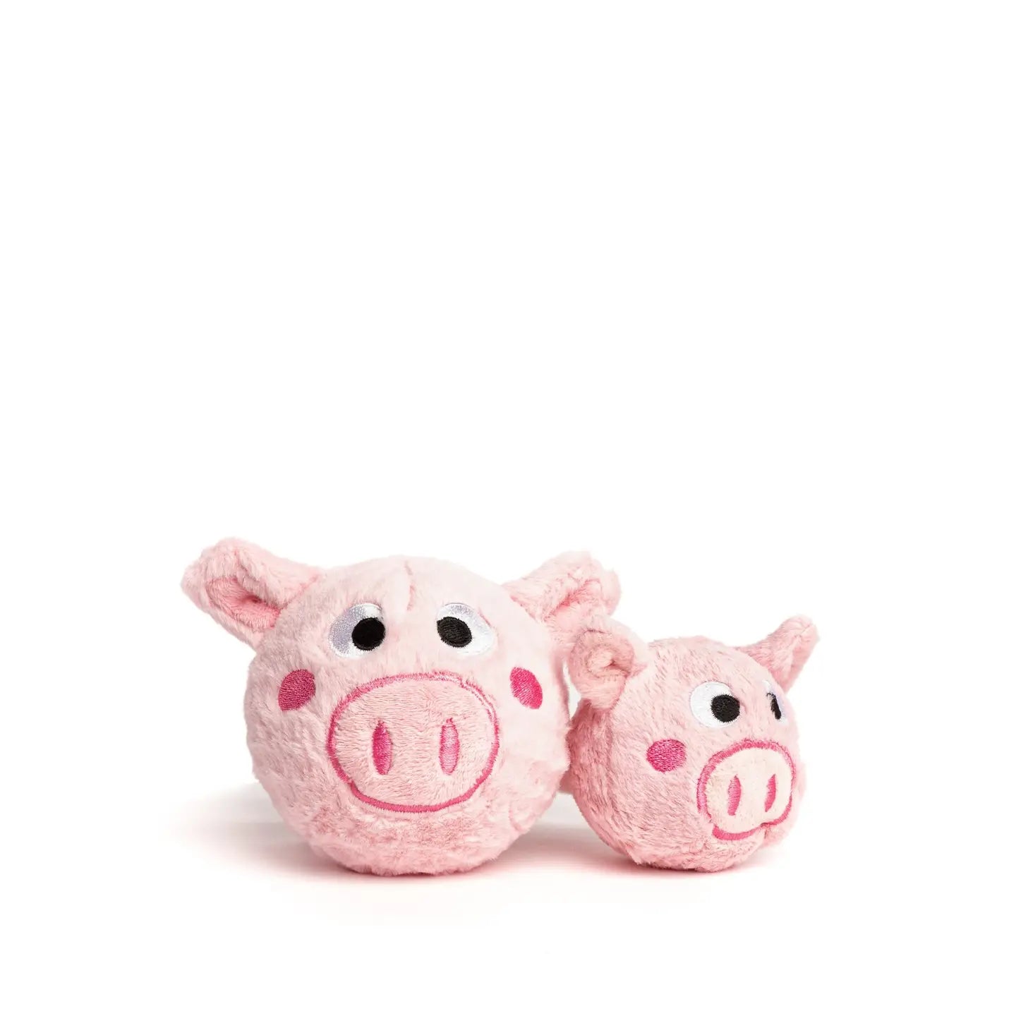 FabDog Pig Faballs Squeaky Dog Toy – Pig Squeaky Dog Toy Ball