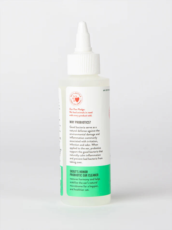 Skout's Honor Cat Probiotic Ear Cleaner – Gentle & Effective Ear Care