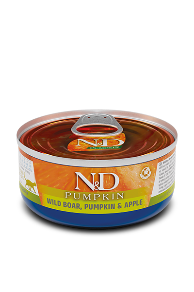 Farmina N&D Pumpkin - Wild Boar, Pumpkin & Apple Recipe for Cats - 2.5oz
