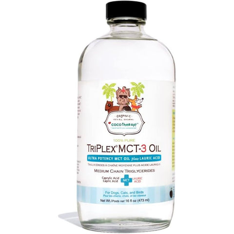 CocoTherapy TriPlex MCT-3 Oil – Pets, 8 & 16 oz