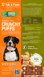 Himalayan Yak Cheese Puffs – Crunchy Dog Treats mixed sizes