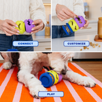 WAGLAB PlayStack The Squiggle Dog Toy