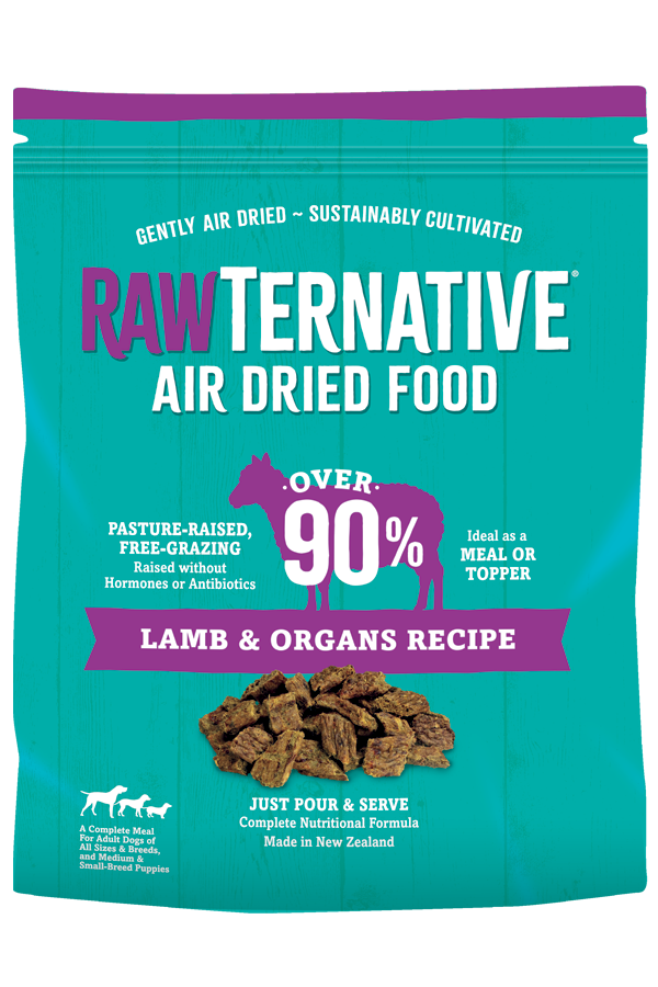 RawTernative Air Dried Food - Lamb, Organs & Venison Recipe 1 lb