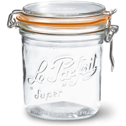 Le Parfait Tapered French Glass Jar with Airtight Seal
