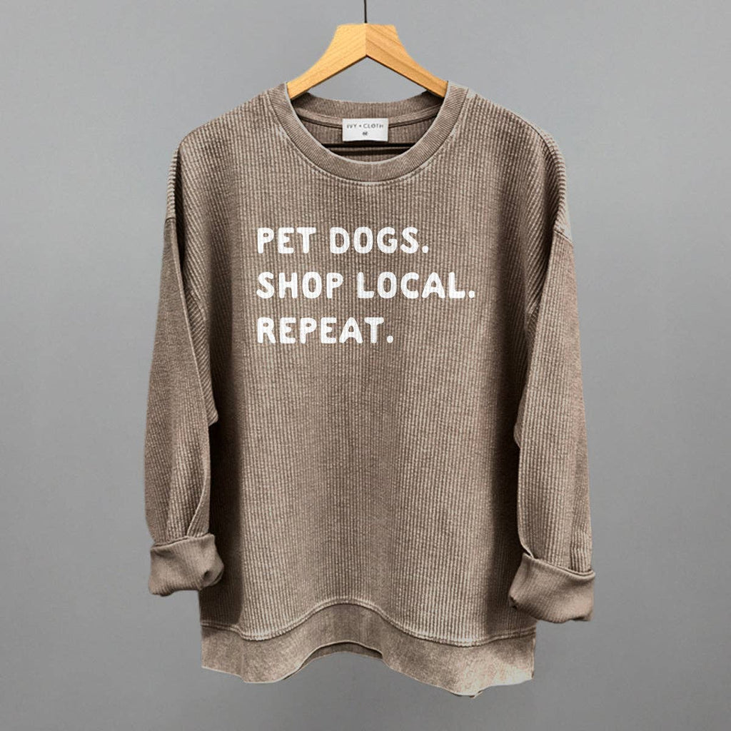 Ivy + Cloth Pet Dogs, Shop Local, Repeat T-Shirt
