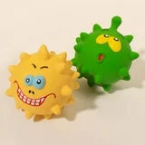 Squeaky Thorn Ball Toy for Cats & Dogs