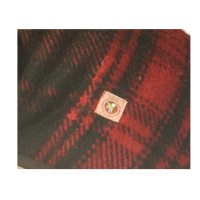 Red Plaid Dog Blanket Coat