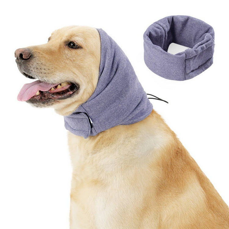 Pet Food Culture Calming Dog Head Wrap & Ear Cover