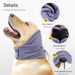 Pet Food Culture Calming Dog Head Wrap & Ear Cover