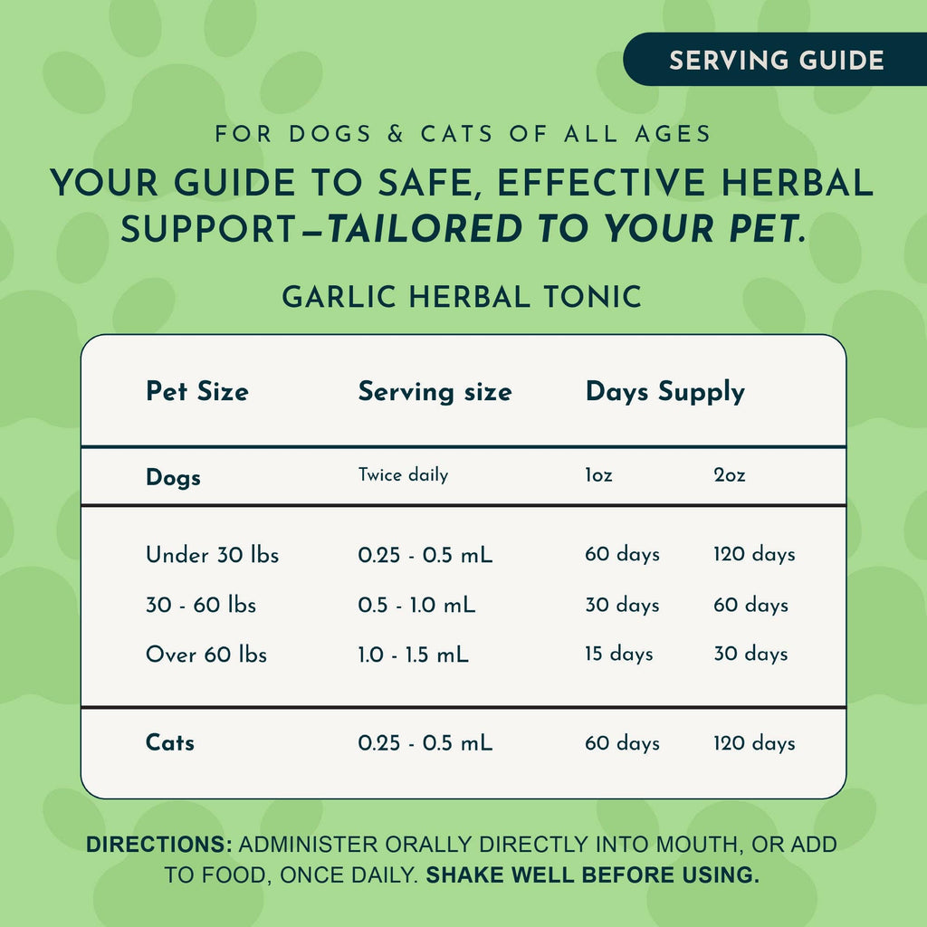Garlic Single Herb Tonic | Antioxidant Protection