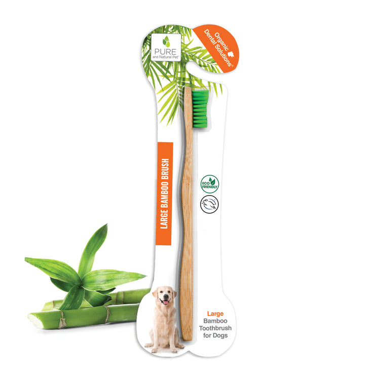 Organic Dental Solutions Bamboo Toothbrush for Dogs
