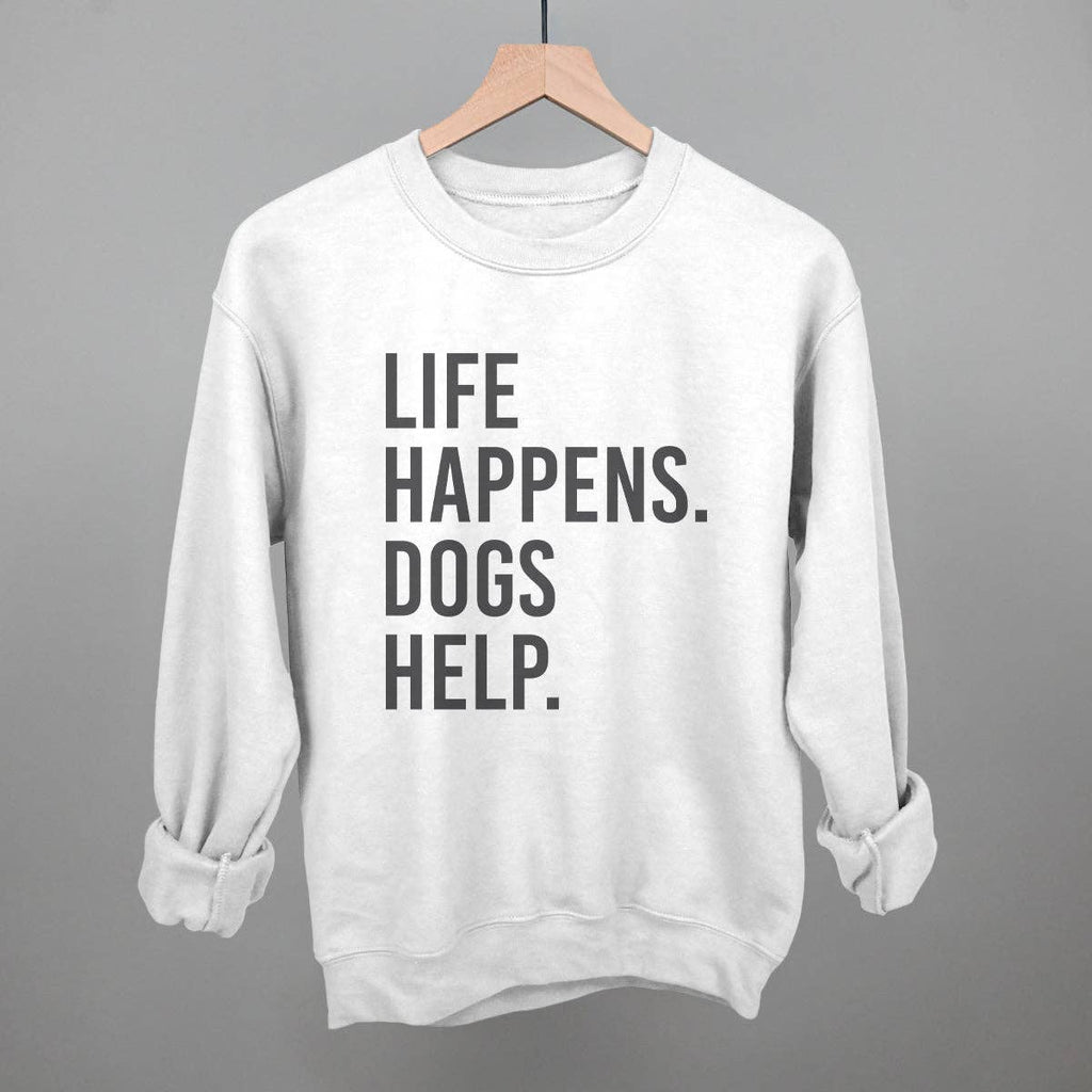 Ivy + Cloth Life Happens, Dogs Help T-Shirt